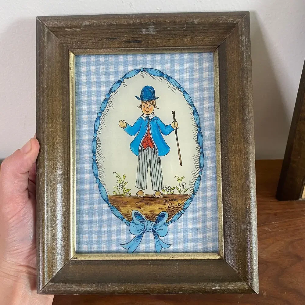 Vintage Swiss Cottagecore Framed Photos